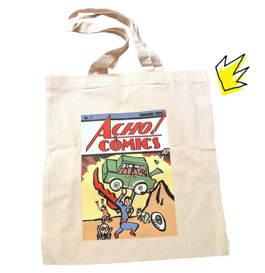 Bolsa Tote Bag "Acho Cómics" - Especial para Cómics y Grapas