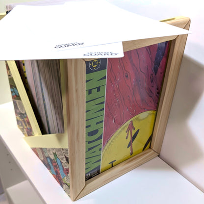 Frikaja Abierta – Caja de madera para cómics en grapa