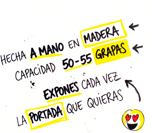 Frikaja Abierta – Caja de madera para cómics en grapa